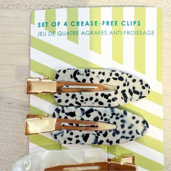 ANTHROPOLOGIE Styling Hair Clips NWT Set Of 4 - Picture 3 of 6
